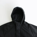 綿ナイロンウェザー×エステルタッサー ジャケット #BLACK [HN-J025-051]