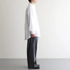Broad L/S Oversized Regular Collar Shirt #WHITE [GM261-50001B]