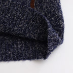 MixブークレーニットCD #NAVY x BEIGE [D224-K851]