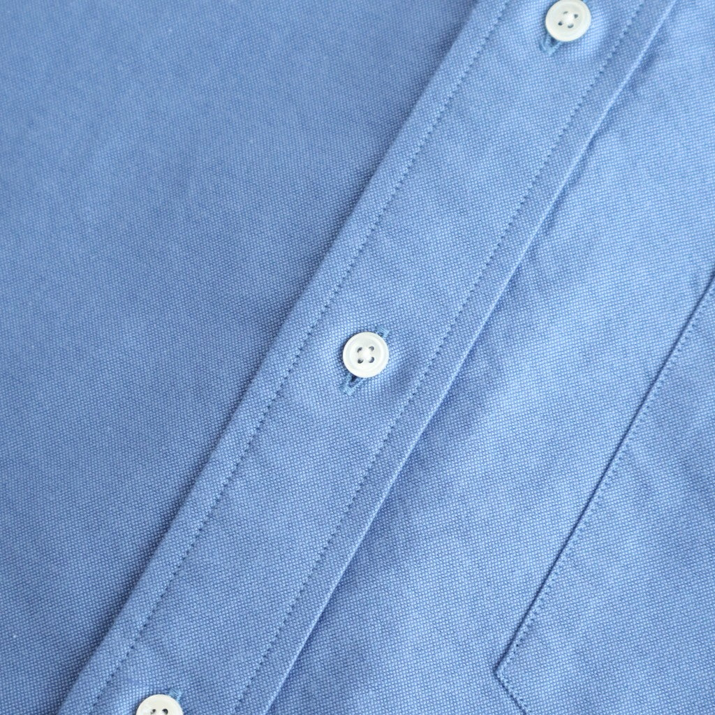 Oxford S/S Oversized B.D Shirt #SAX [GM261-50025B]
