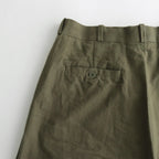 CHINO CLOTH PANTS WIDE #olive [13653]