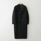 SUPER FINE WOOL MOSSER CHESTERFIELD COAT #BLACK [A25AC05WM]