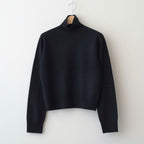 Wool Cashmere Turtle Knit #BLK [12520537]