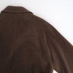 SUPER FINE WOOL MOSSER SOUTIEN COLLAR COAT #TOP BROWN [A25AC01WM]