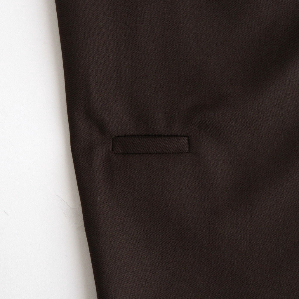 よそいきイージースラックス #DARK BROWN [D126-P112]