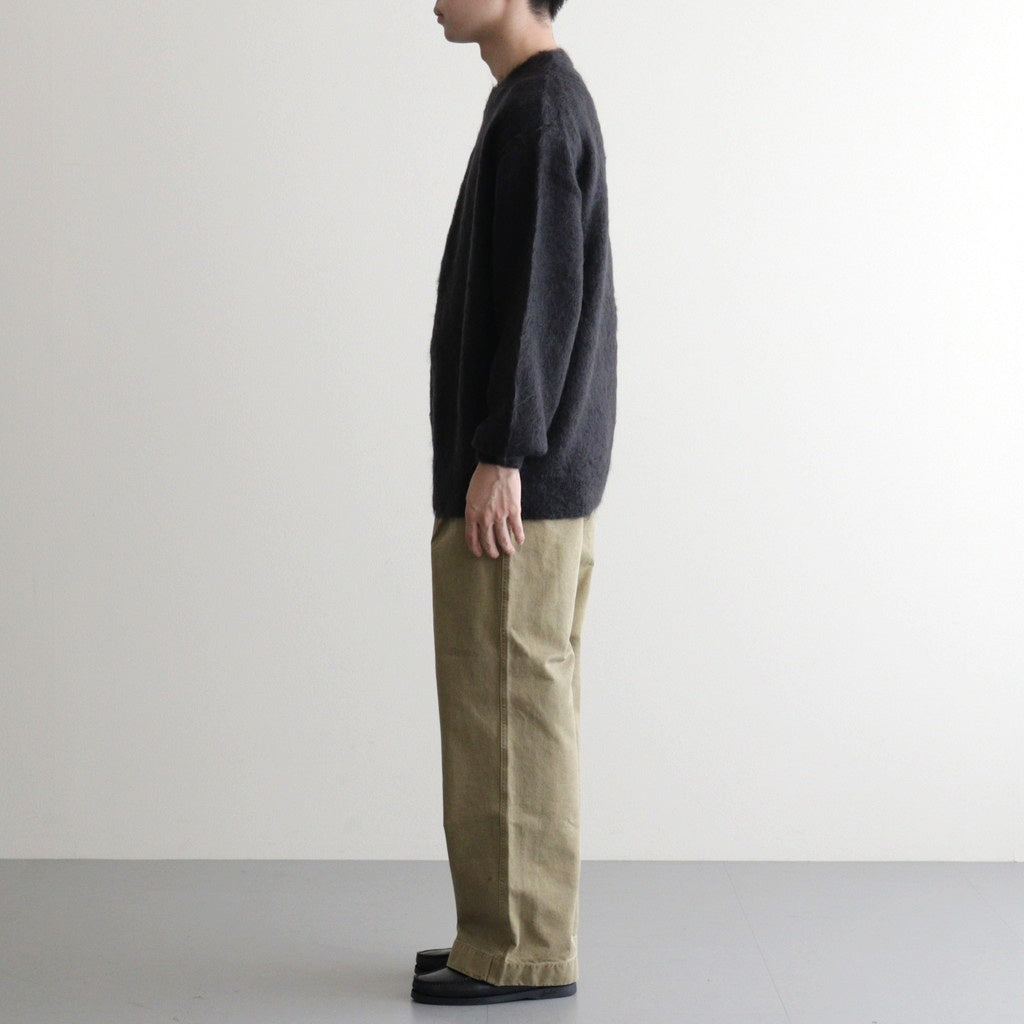 PRODUCT DYED FINX CHINO ONE-TUCK PANTS #BEIGE [A25AP01CP]