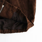 GOAT SUEDE ZIP JACKET #BROWN [ST.1551]