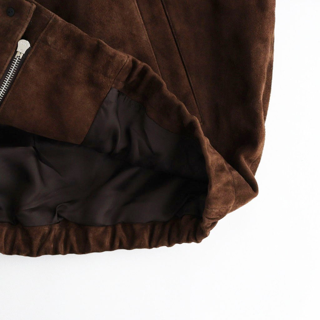 GOAT SUEDE ZIP JACKET #BROWN [ST.1551]