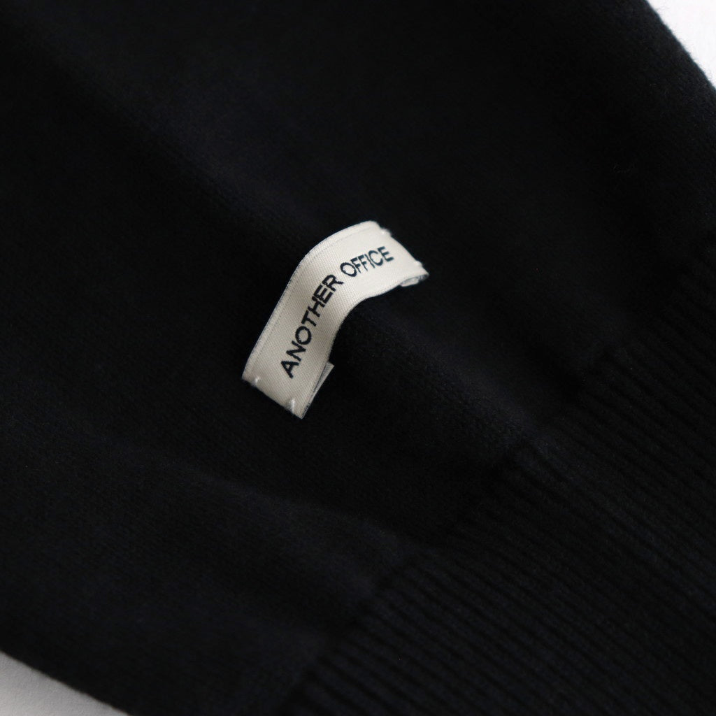Scape Knit Polo Cardigan #Black [AODFKN305]
