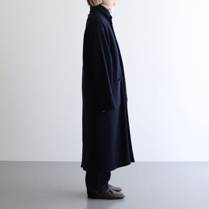 STAND COLLAR COAT #navy [54553]