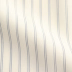 SUPER FINE WOOL STRIPE SHIRT #IVORY STRIPE [A25SS02WW]