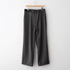 Melange Herringbone Stripe Chef Track Pants #GRAY [GM253-40335]