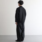 エステル裏毛 カーディガン #BLACK [HN-T017-051]