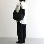 SHRINK WRAP TOTE BAG #BLACK [K042S]