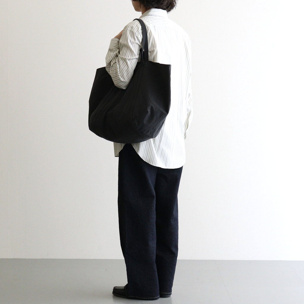 SHRINK WRAP TOTE BAG #BLACK [K042S]