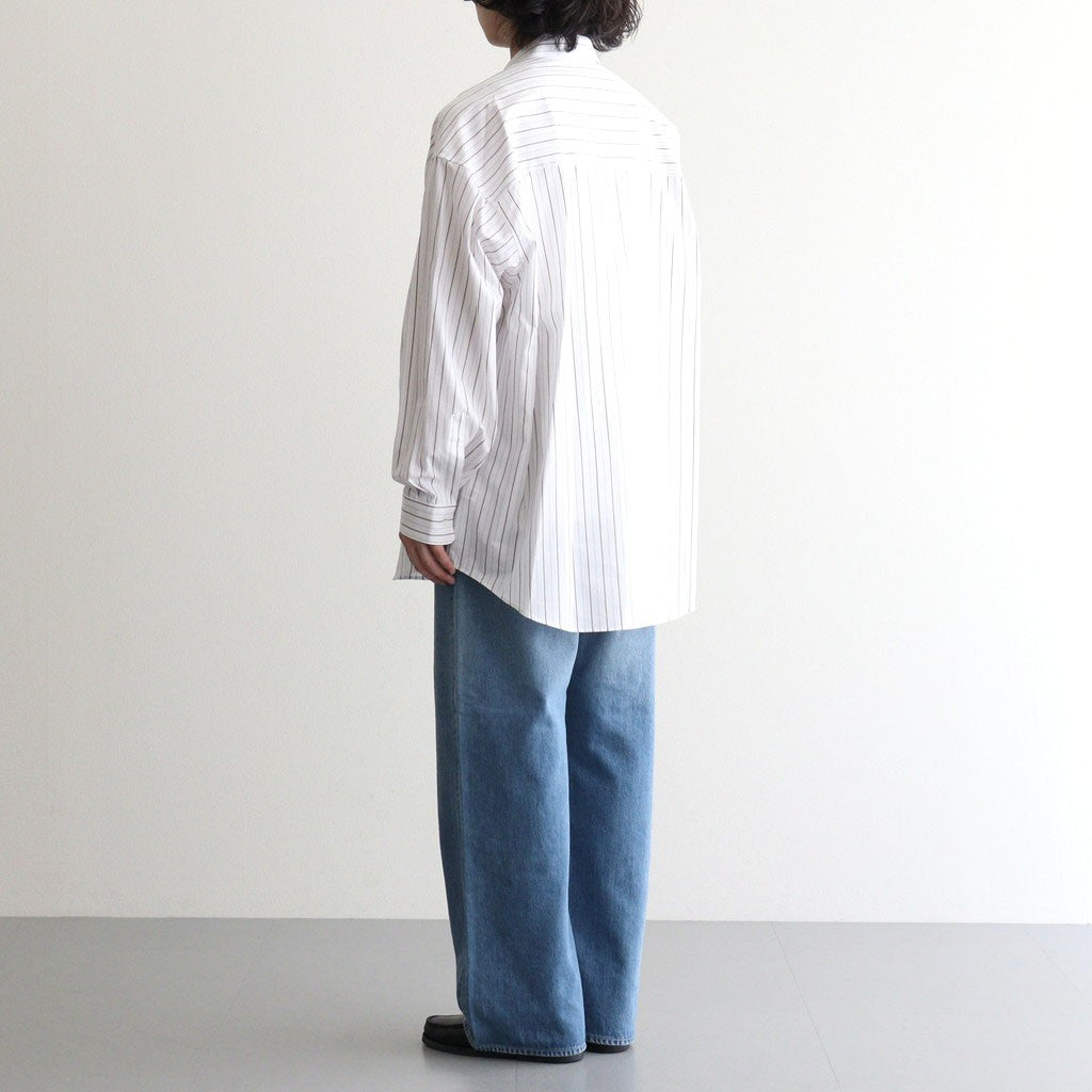 Selvage Denim Five Pocket Wide Straight Pants #INDIGO LIGHT FADE [GU263-40059LB]