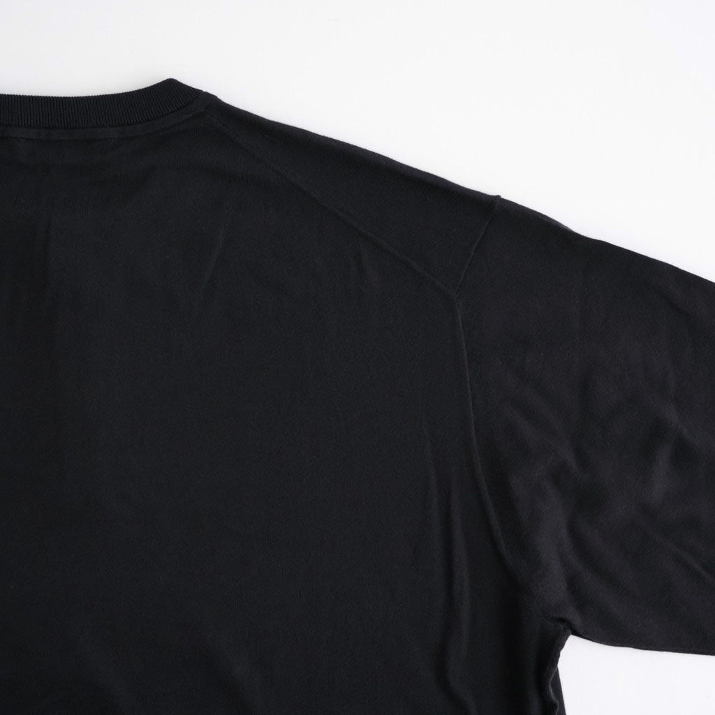SMOOTH SUVIN HENRYNECK SWEATER #BLACK [KRAGLA0100]