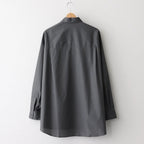 Broad L/S Oversized Regular Collar Shirt #C.GRAY [GM253-50001B]