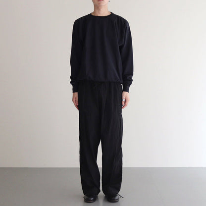 HAND DYED NYLON OVER PANTS #BLACK [PRAGCW0204]