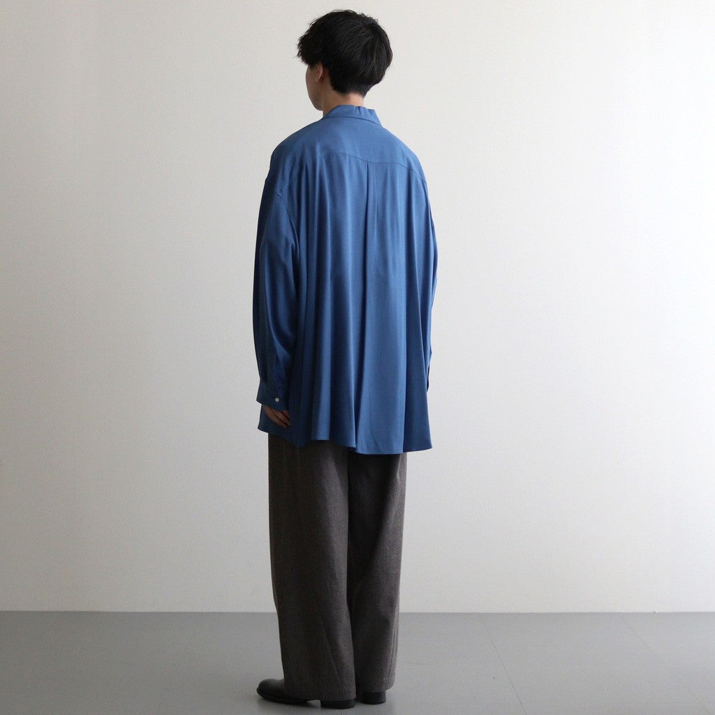 SIDOGRAS Twill Viscose Oversized Sleeping Shirt #BLUE [GM244-50014B]