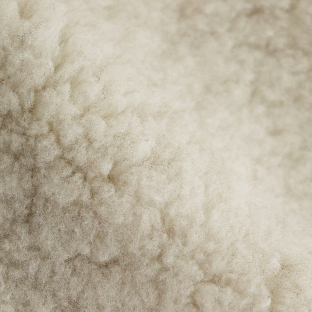 WOOL FLEECE VEST #natural l.beige [14452]