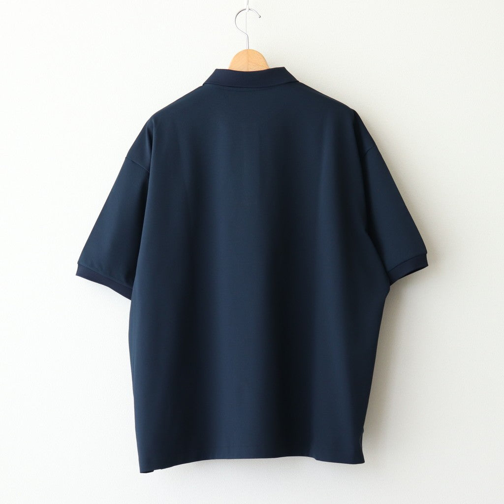 DRY PIQUE JERSEY S/S POLO #NAVY [FSC251-70230]