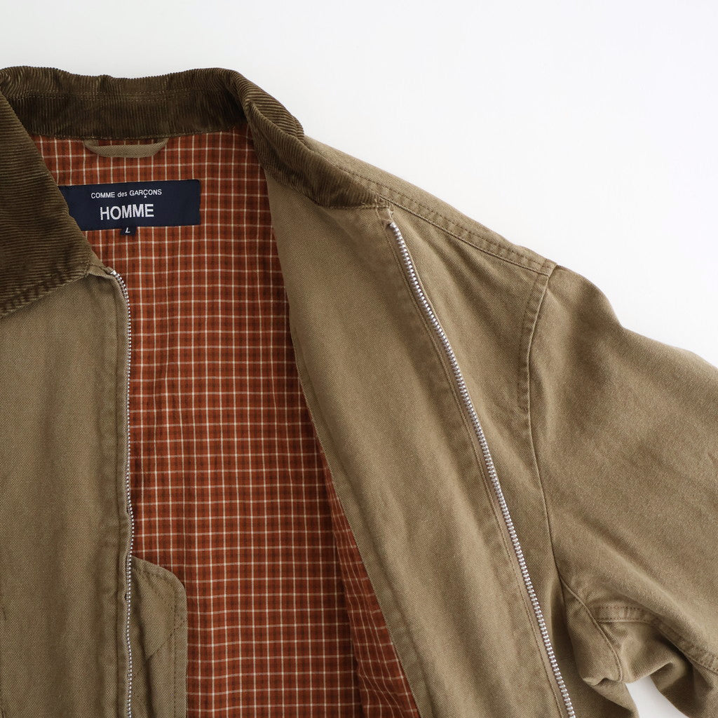 綿オックス 製品加工ブルゾン #BEIGE [HP-J016-051]