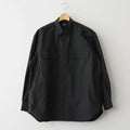 綿ナイロンウェザー L/S シャツ #BLACK [HQ-B013-051]