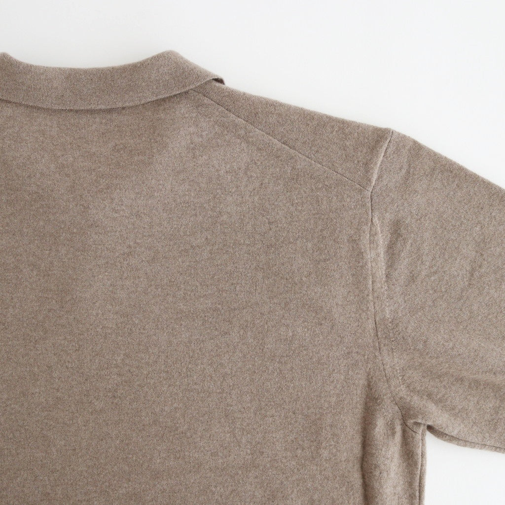 SUPER LIGHT WOOL SKIPPER POLO SWEATER #BEIGE [KRAGGW0803]
