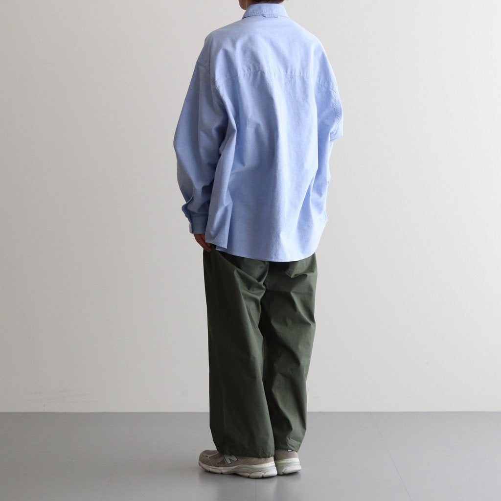 OXFORD FLAP POCKET L/S SHIRT #BLUE [FSW-22-SH_66]