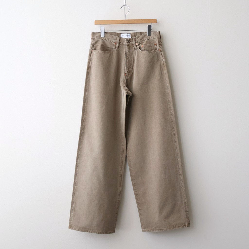 CS MODERN DENIM WIDE CUT #TABACCO BROWN [26880402]