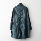 LEATHER LIKE POLYESTER SNOW PARKA #DUSTY GREEN [YK24SS0636C]