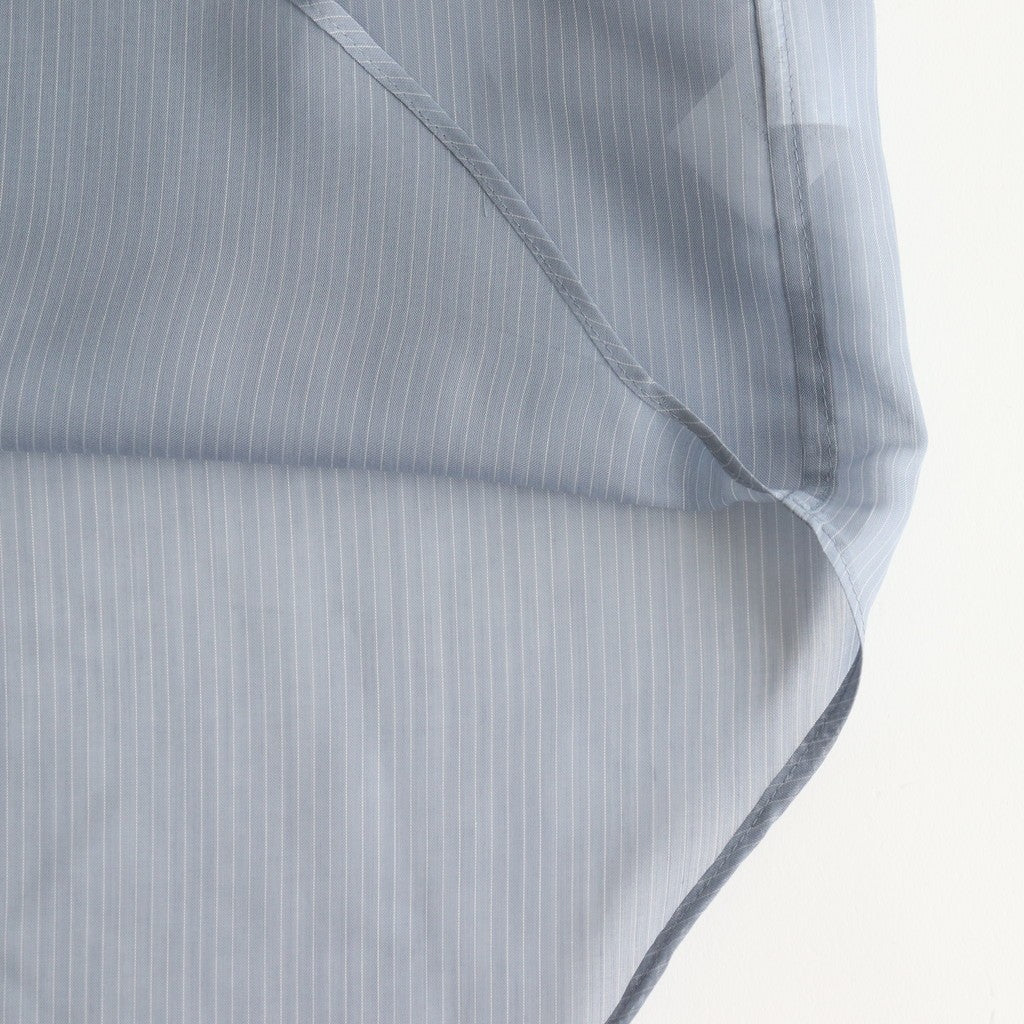 SHEER SKIPPER SHIRT #BLUE STRIPE [2541000508]