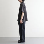 Cotton Pique Jersey S/S Skipper Polo #CHARCOAL [GU261-70416]