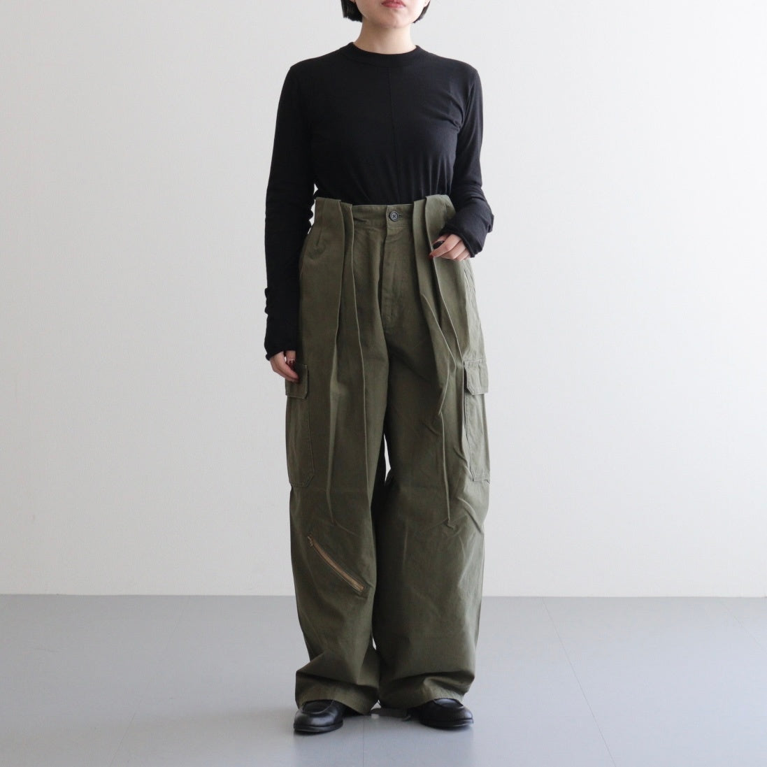 女性モデル(マツオ):156cm　着用サイズ:1