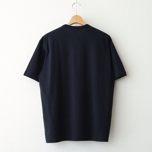 綿天竺 製品プリント S/S Tシャツ #BLACK [HQ-T101-051]