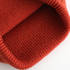 WASHABLE MERINO SEAMLESS BEANIE #TERRACOTTA [R5140-AW25]