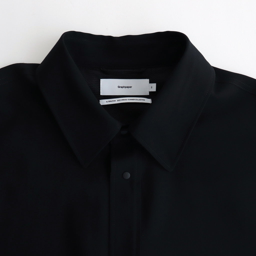 Tropical Wool Shirt Jacket #BLACK [GM251-50243]