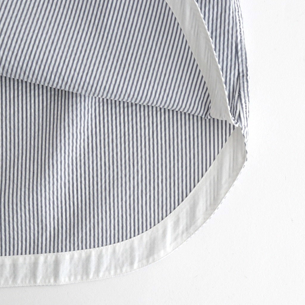 SEERSUCKER S/S B.D SHIRT #WHITE×NAVY [FSC261-50228]