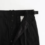 ORGANIC COTTON WEATHER M-47 CARGO PANTS #BLACK [PRAGGM0114]
