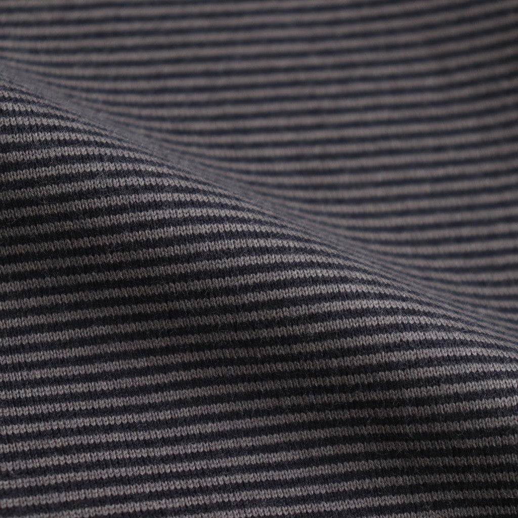 Narrow Border S/S Tee #NAVY × GRY [GU251-70116B]