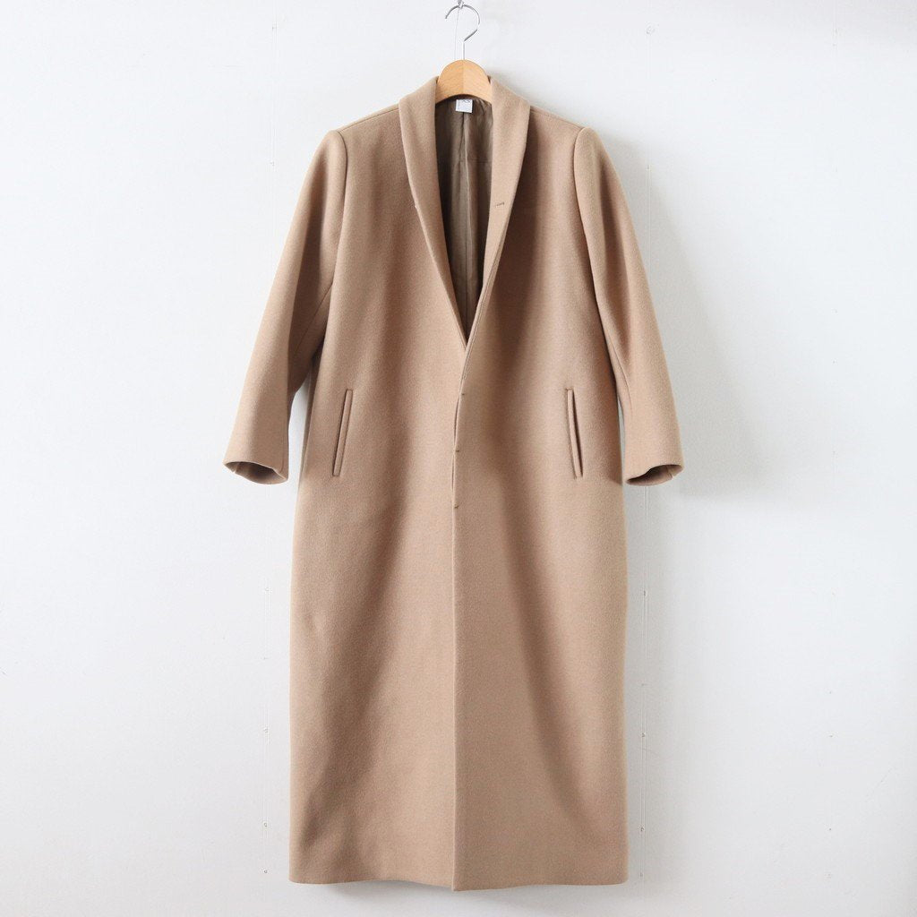 NHLCT｜Baby lamb wool double-cloth shawl coat #CAMEL [A9-NC072CT]