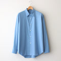 WASHED FINX TWILL SHIRT #BLUE [A25SS01TN]