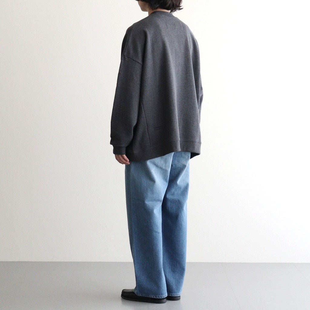 ワイドSWトレーナー #HEATHER CHARCOAL [D226-T1158]