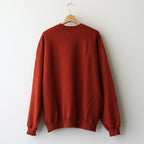 AZUMA Terry Crew Neck Sweat #BRICK [GU243-70195C]