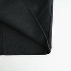 Wool Cashmere Double Breasted Rever Coat #Charcoal [YK26FW01317C]