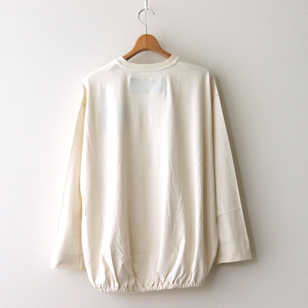 Balloon long sleeve T-shirt #IVORY [D224-T1117]