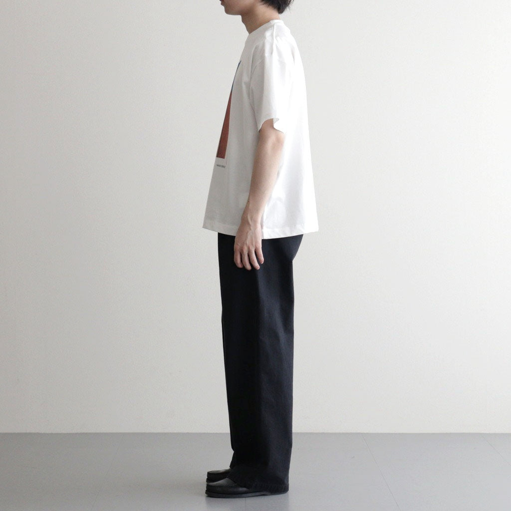 新品未使用 unfil wide tapered trousers 1pleated Wide Tapered Trousers #BLACK [YK26SS01181P] - ciacura