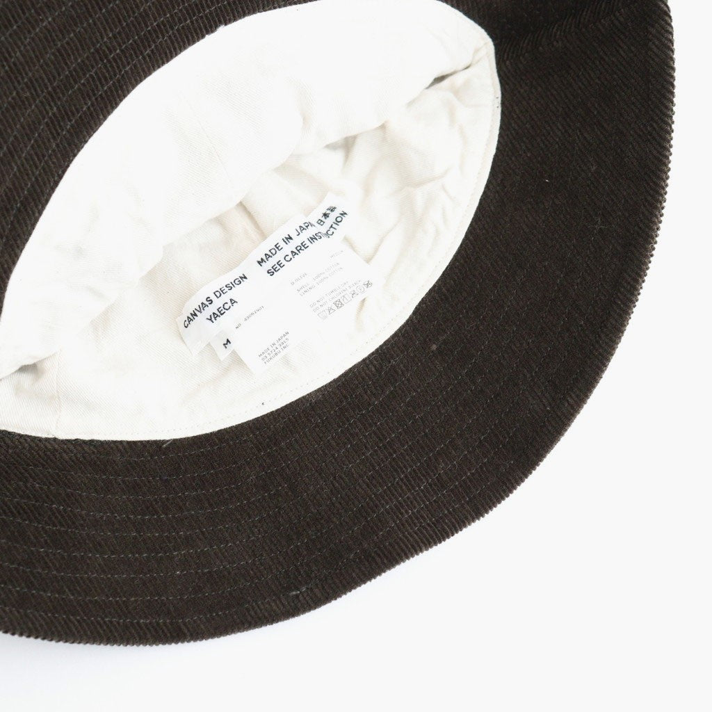 CORDUROY BUCKET HAT #D.OLIVE [43062901]