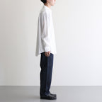 WASHED FINX TWILL SHIRT #WHITE [A25AS01TN]